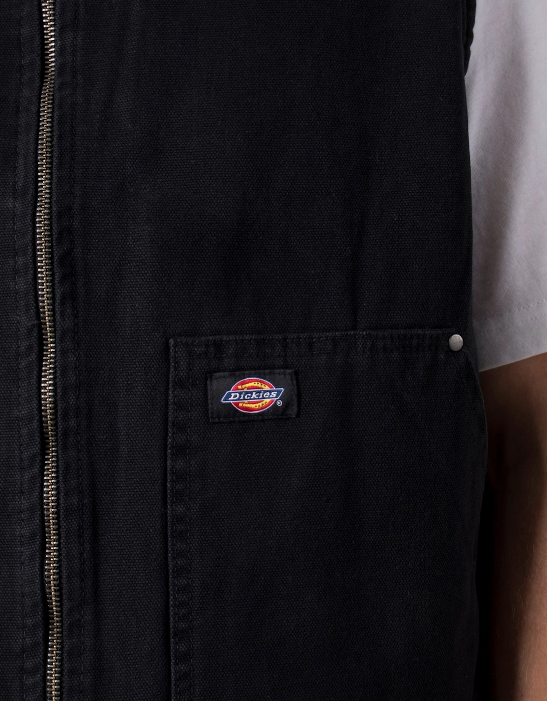 Relaxed Fit Duck Canvas Gilet