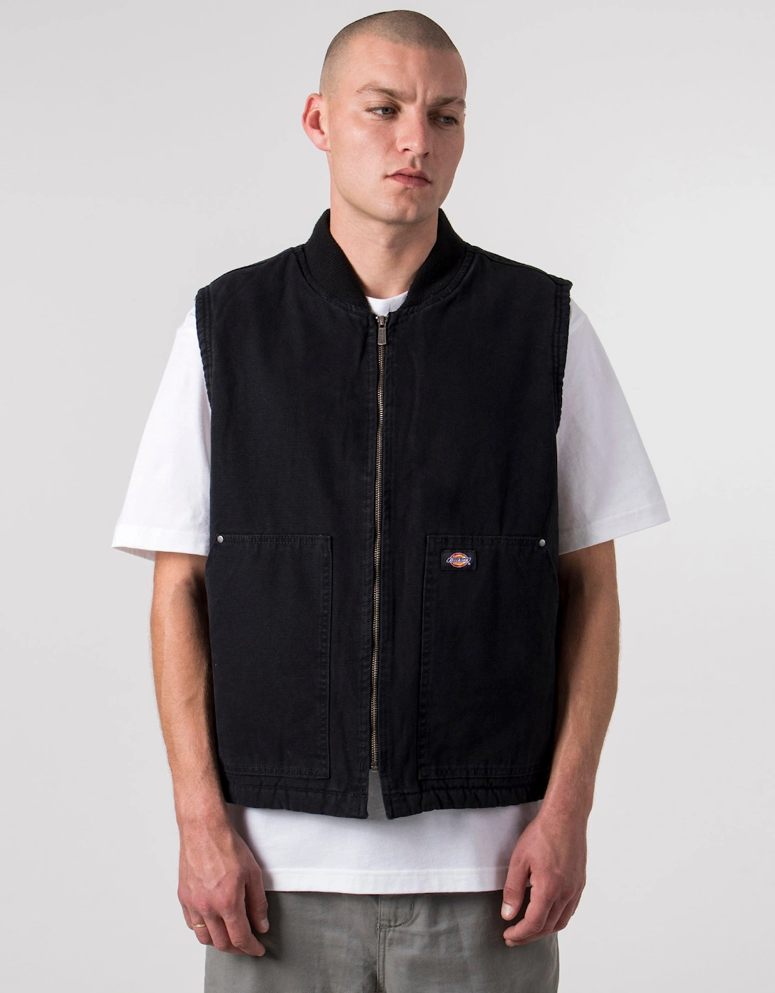 Relaxed Fit Duck Canvas Gilet