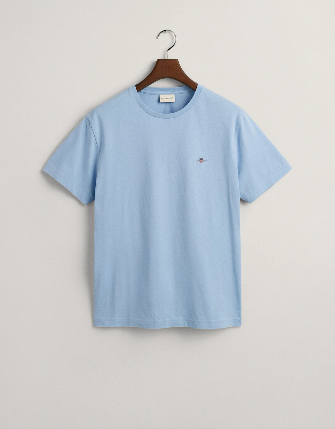 Regular Fit Shield Capri Blue T-Shirt