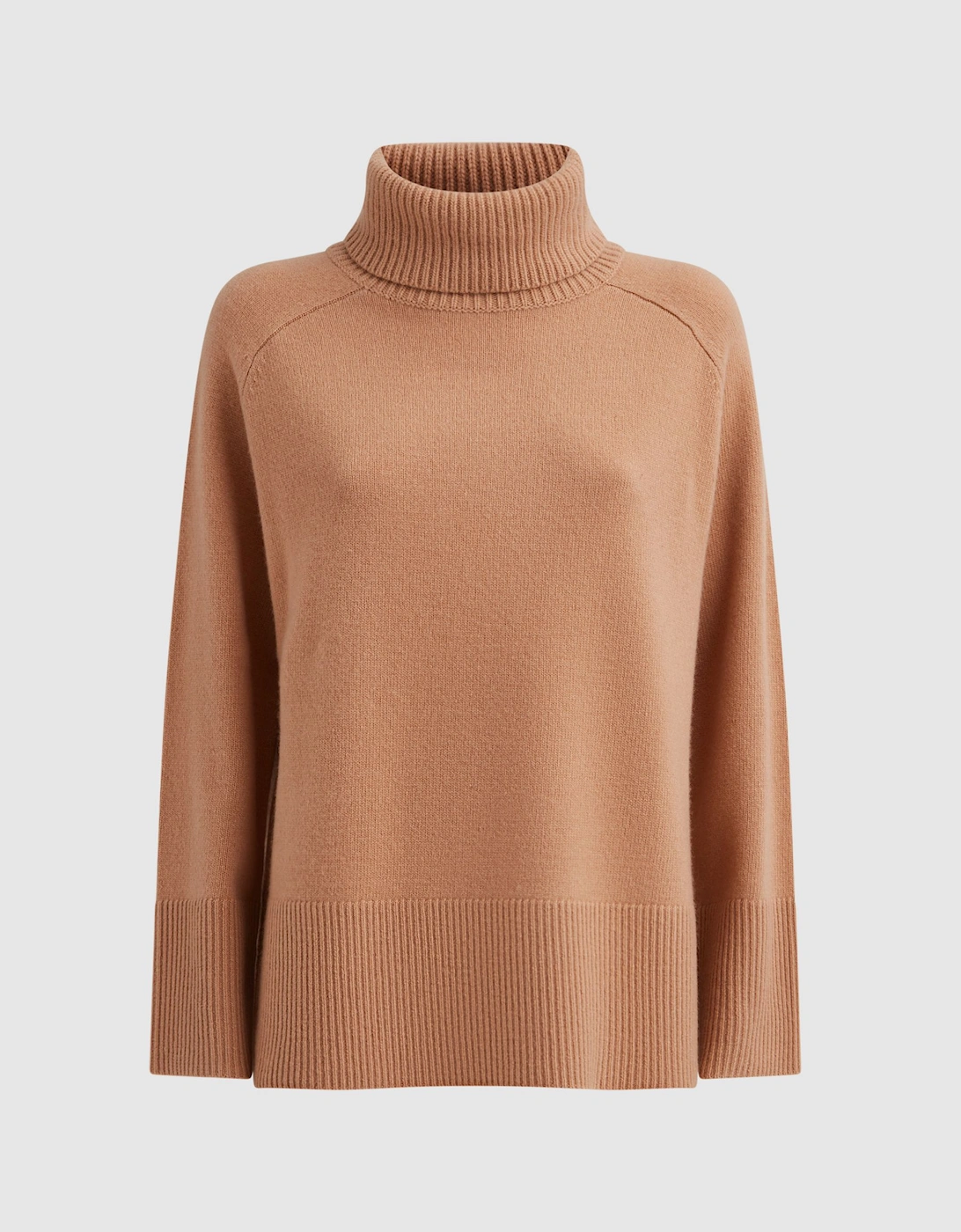 Relaxed Wool-Cashmere Blend Roll Neck Jumper, 2 of 1