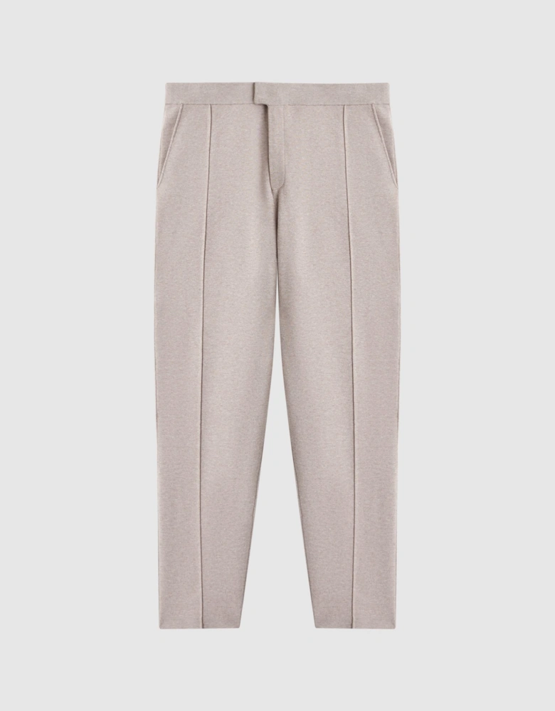 Knitted Front Seam Trousers