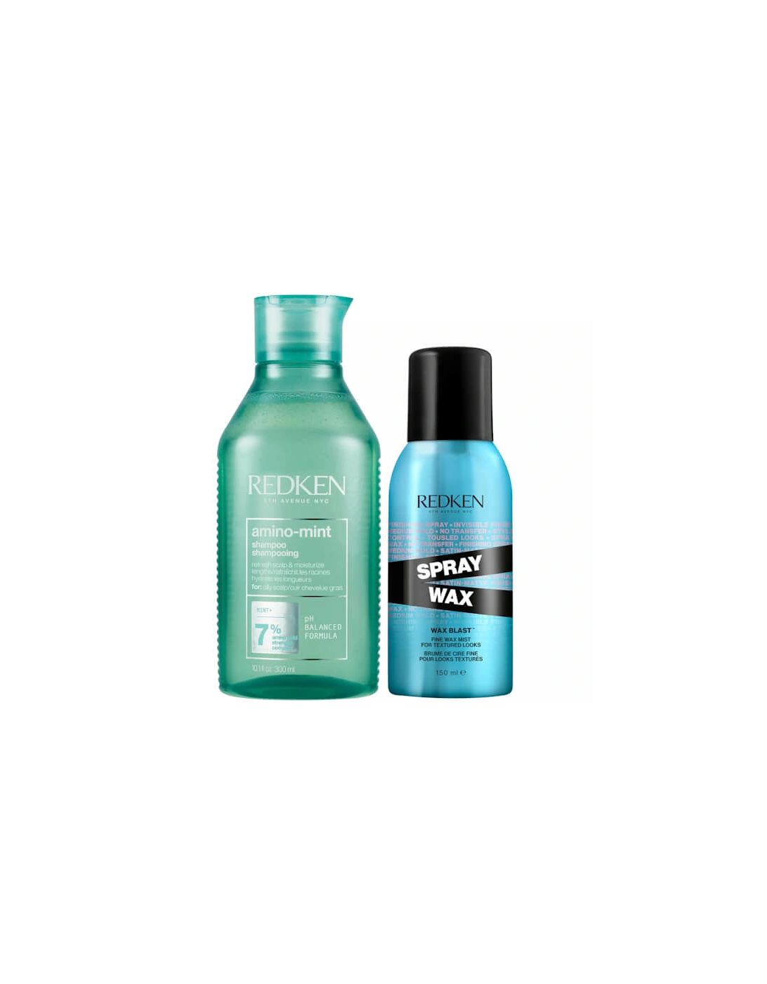 Amino Mint for Oily Scalps and Finishing Hair Spray Wax for Body and Dimension Bundle, 2 of 1