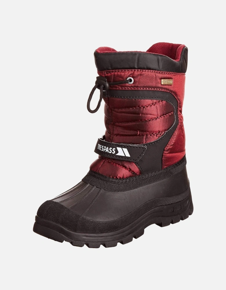 Youths Unisex Kukun Pull On Winter Snow Boots