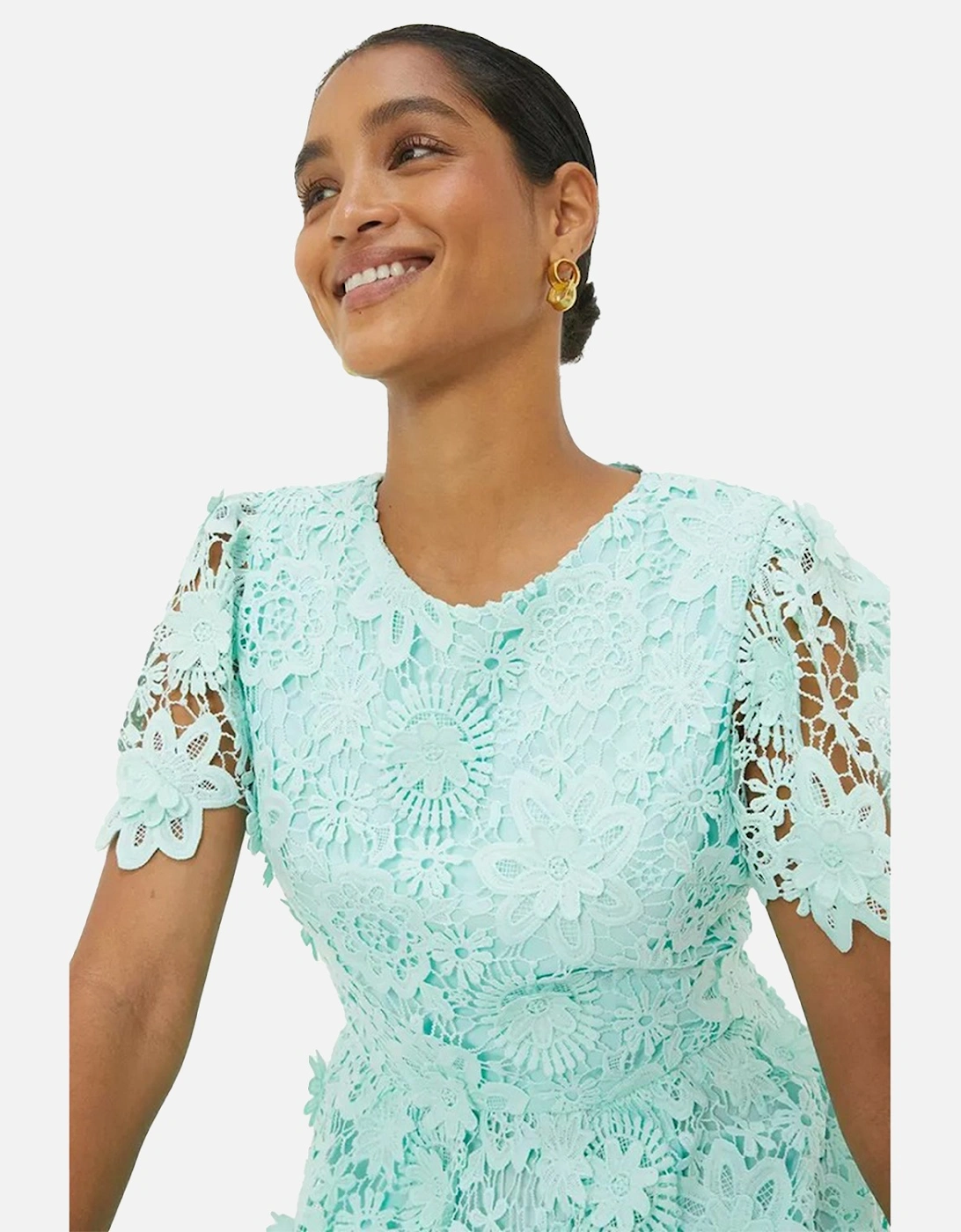 Womens/Ladies Lace Midi Dress