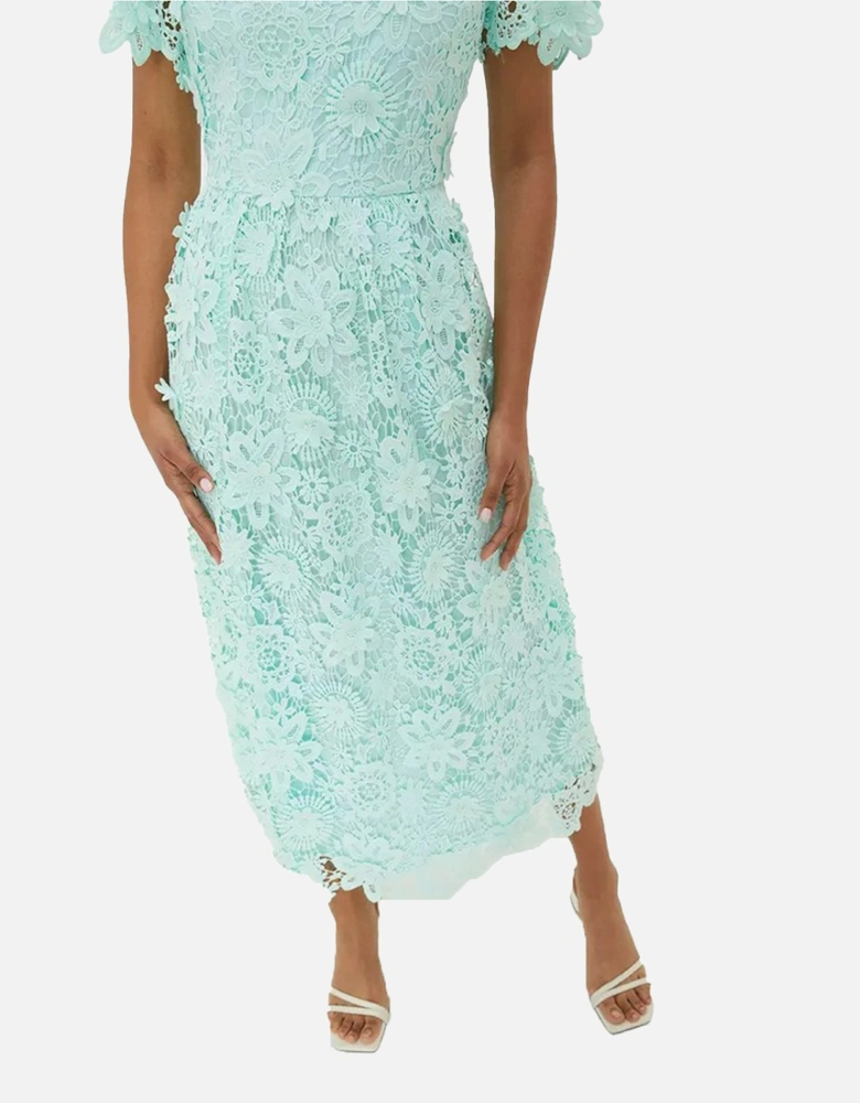 Womens/Ladies Lace Midi Dress