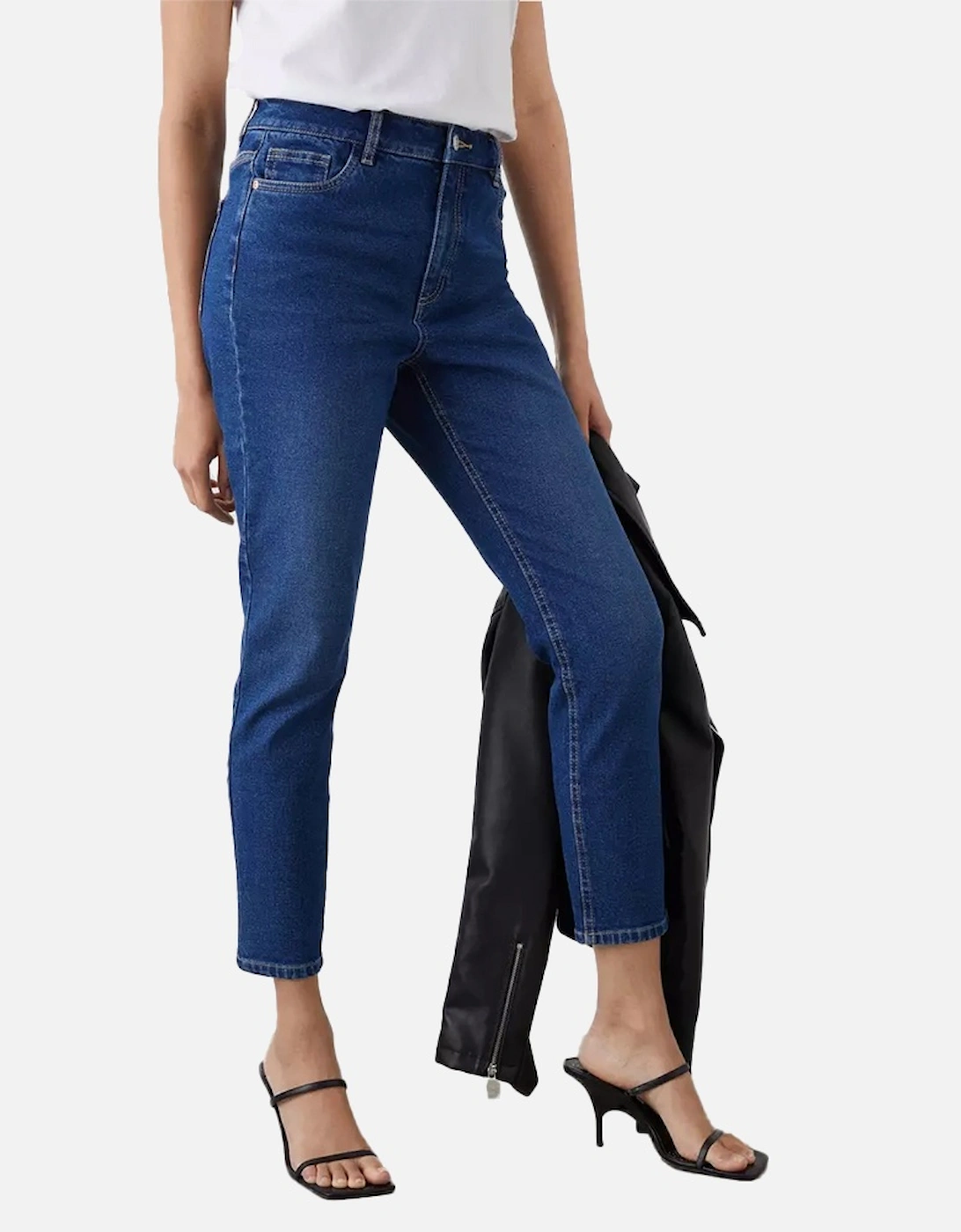Womens/Ladies Comfort Slim Mom Jeans, 5 of 4