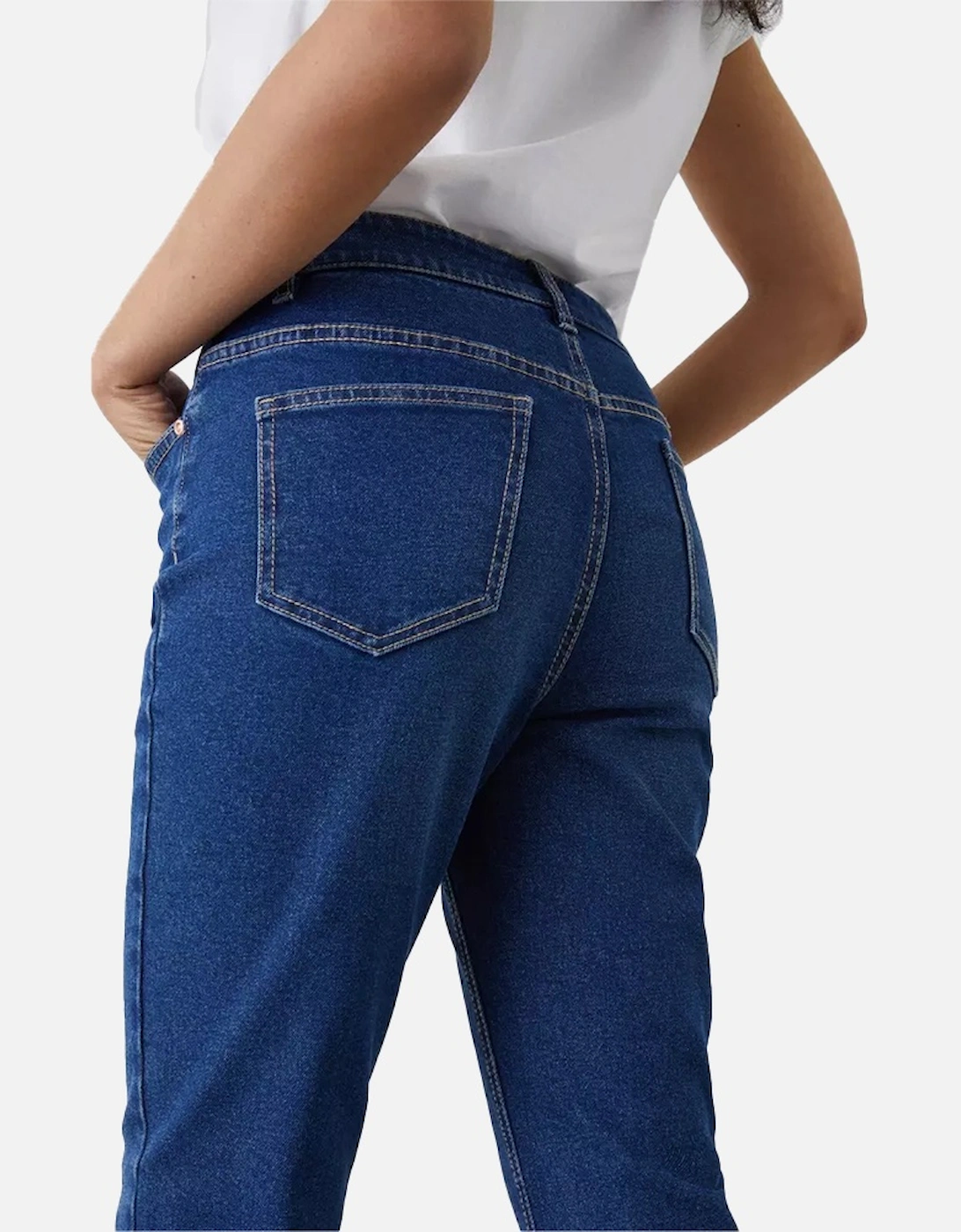 Womens/Ladies Comfort Slim Mom Jeans