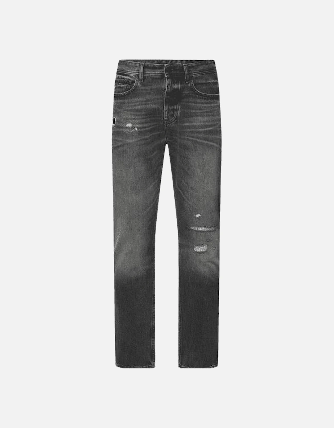 Taber BC SCARRED Distressed Tapered Fit Grey Jeans, 5 of 4