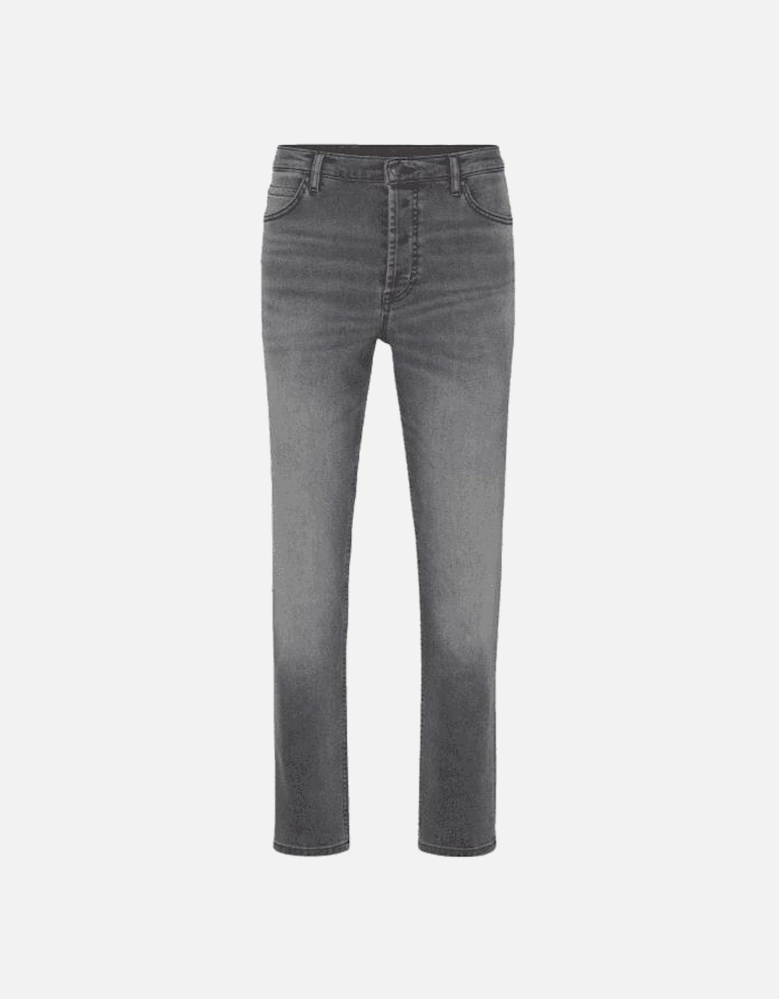 HUGO 634 Regular Tapered Fit Grey Denim Jeans, 4 of 3