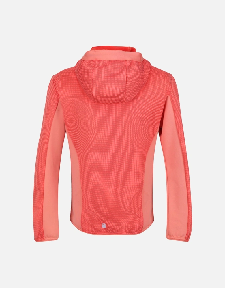 Girls Highton Full Zip Two Tone Fleece Jacket