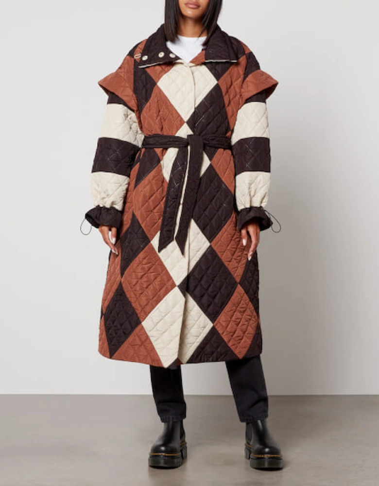 Mathine Quilted Shell Coat