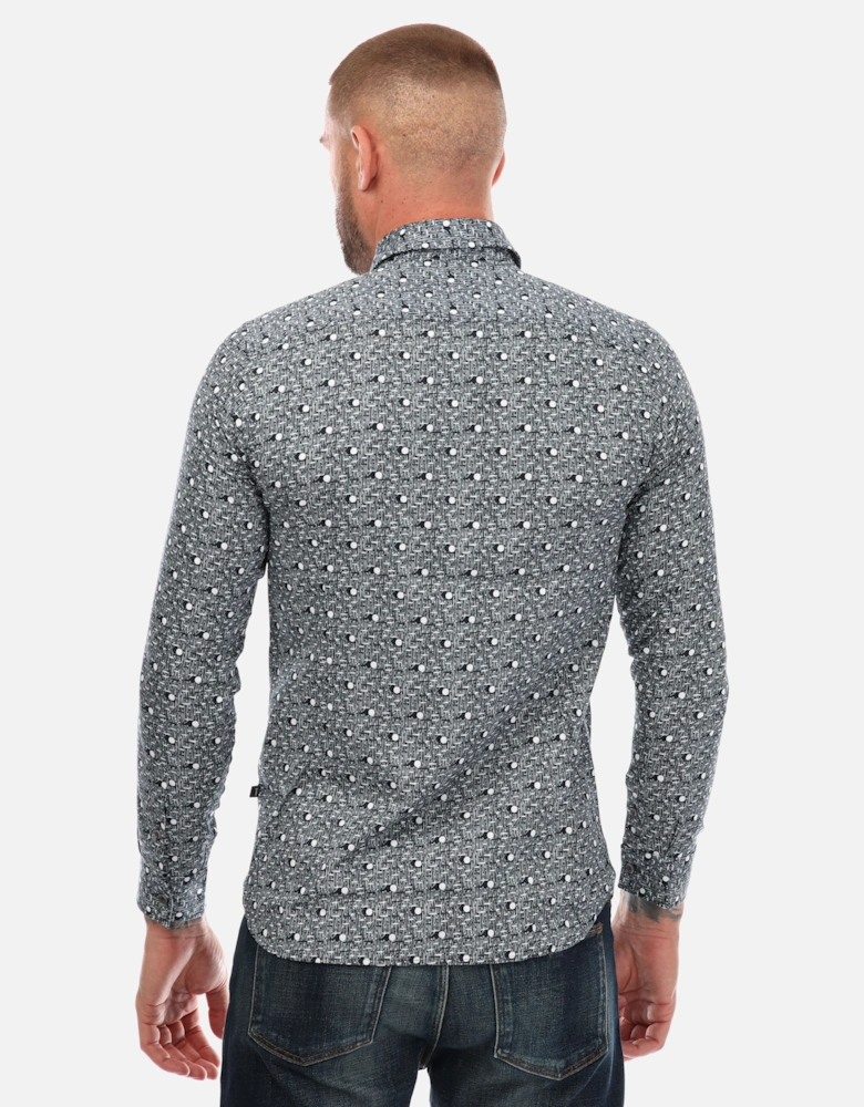 Mens Maccle Spot Print Shirt