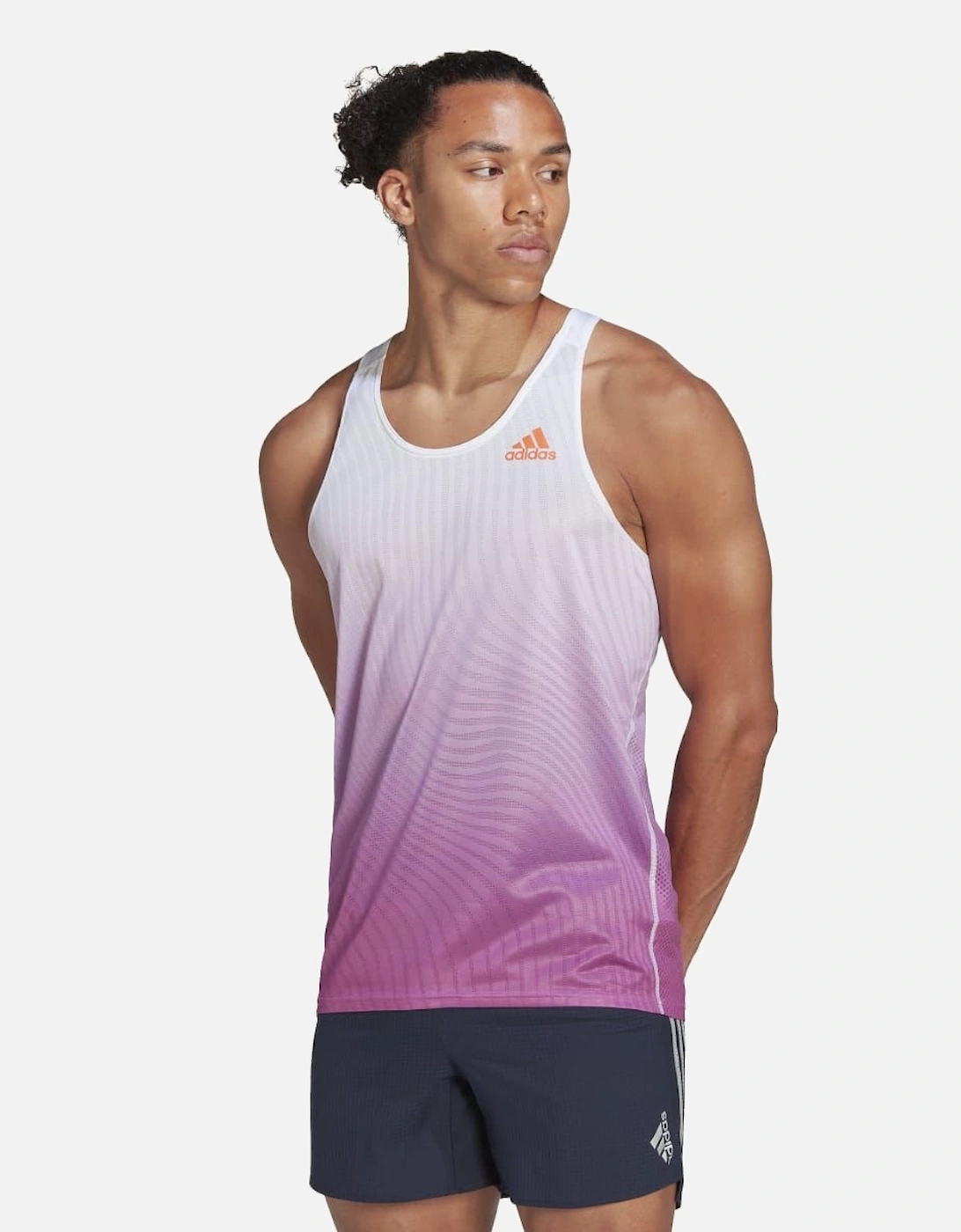 Mens Adizero Engineered Singlet