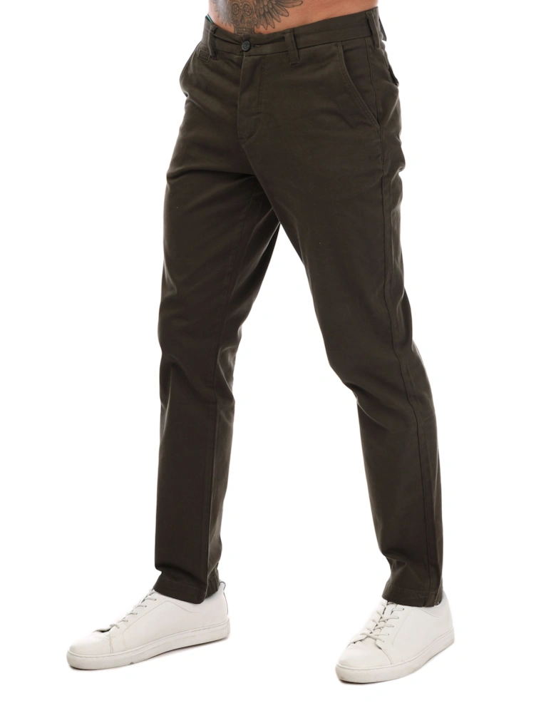 Mens Straight Fit Chino Trousers