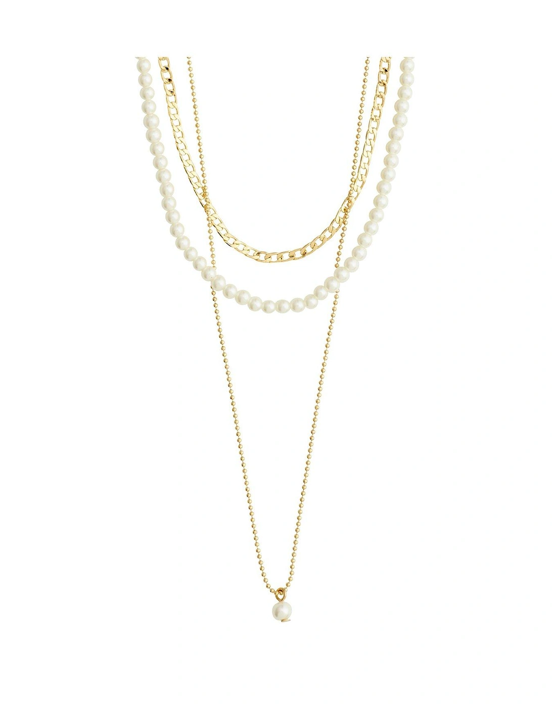 BAKER necklace 3-in-1 set gold-plated, 2 of 1