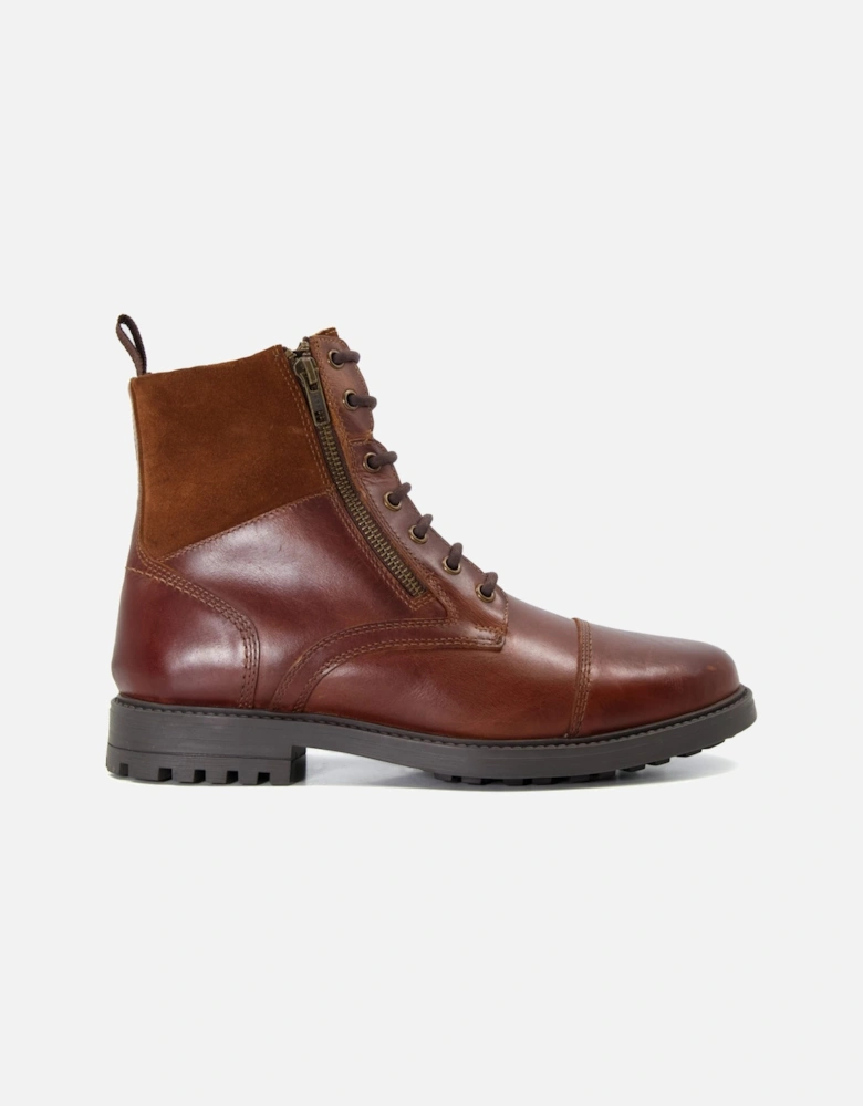 Mens Called - Leather Lace-Up Boots