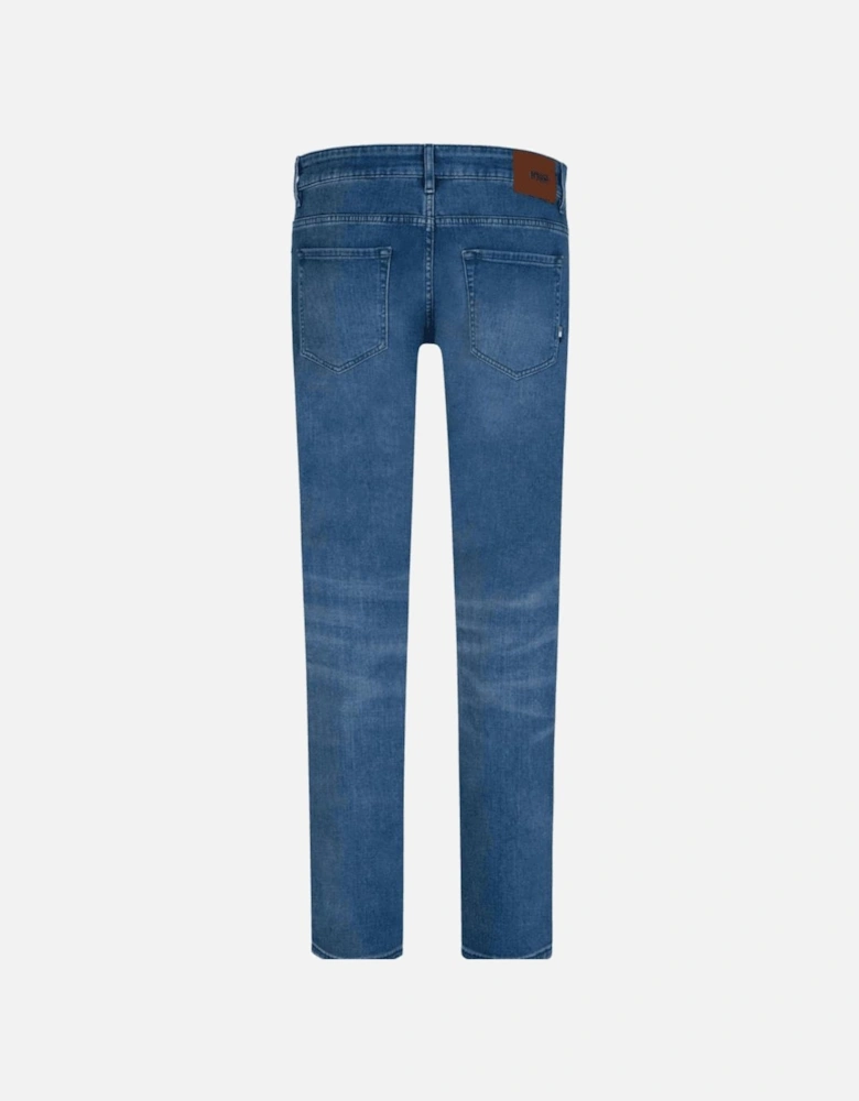 Delaware3-1 Cotton Slim Fit Light Wash Blue Jeans