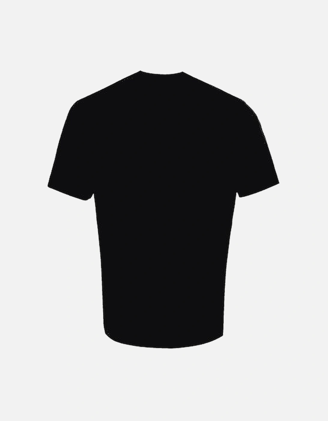 T-Just Print Logo Cotton Black T-Shirt