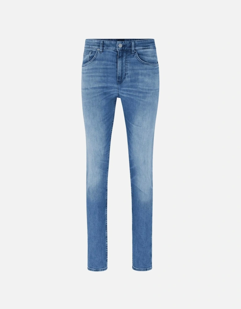 Delano-200 Slim Tapered Fit Light Wash Blue Jeans