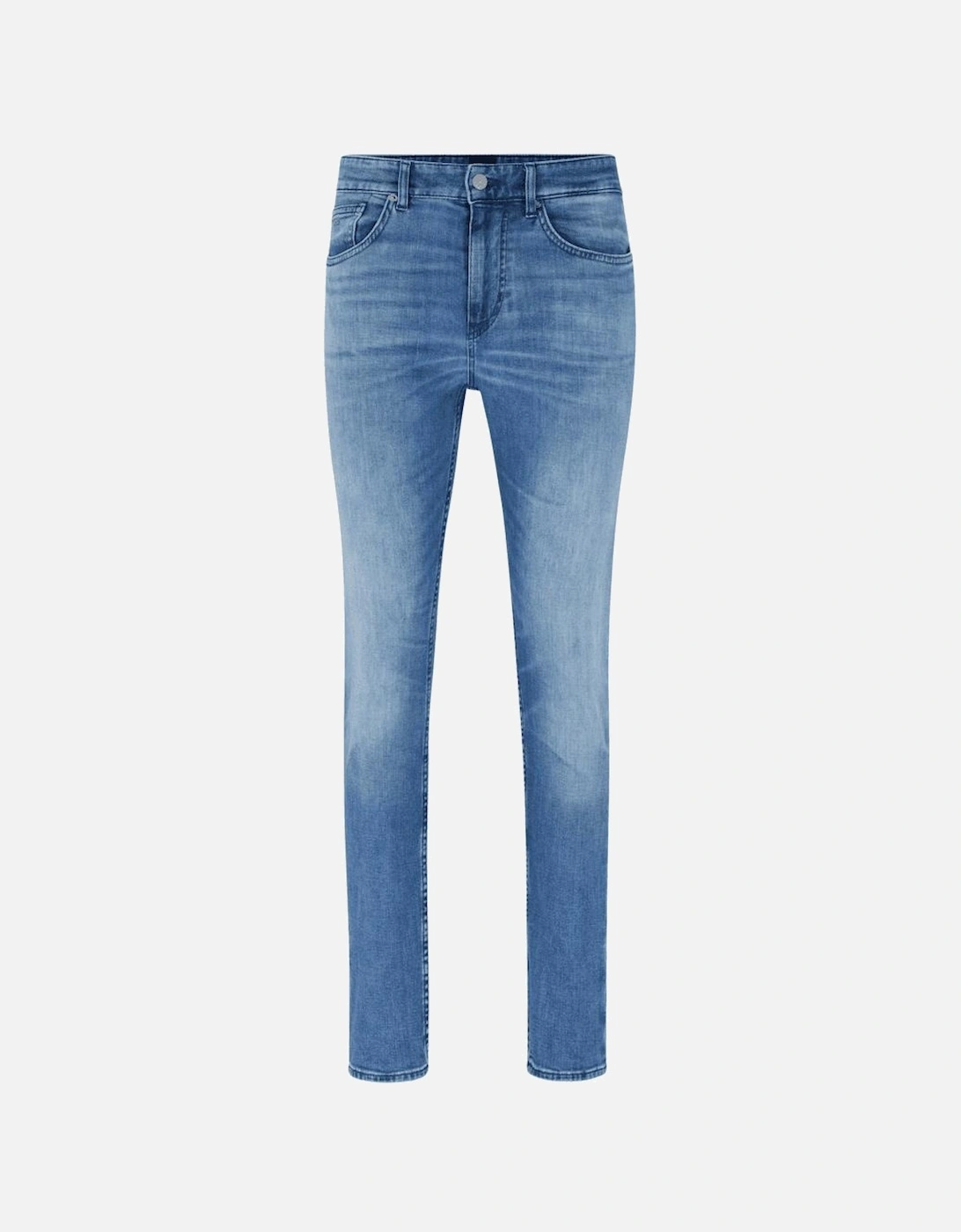 Delano-200 Slim Tapered Fit Light Wash Blue Jeans, 4 of 3