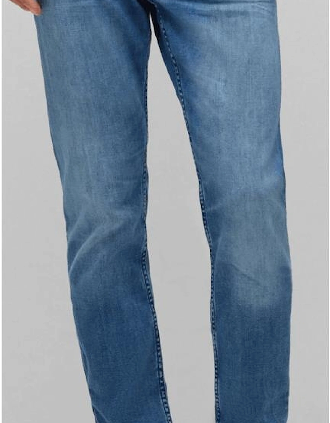 Delano-200 Slim Tapered Fit Light Wash Blue Jeans