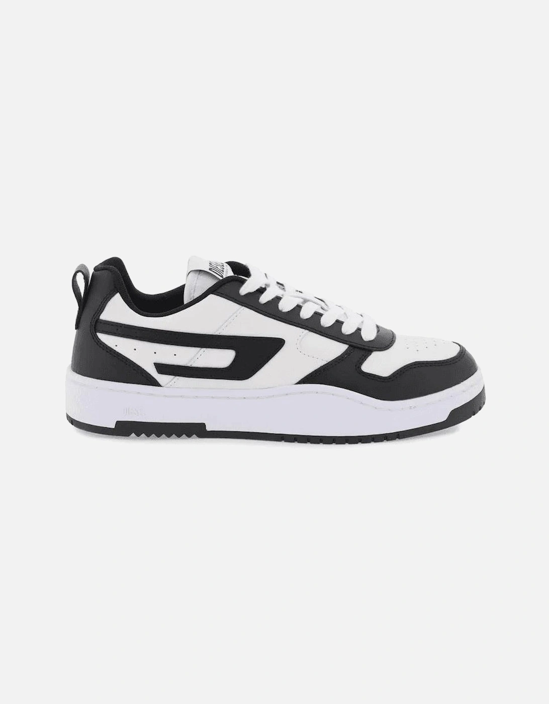 S-UKIYO V2 Leather Black/White Sneaker Trainers, 4 of 3