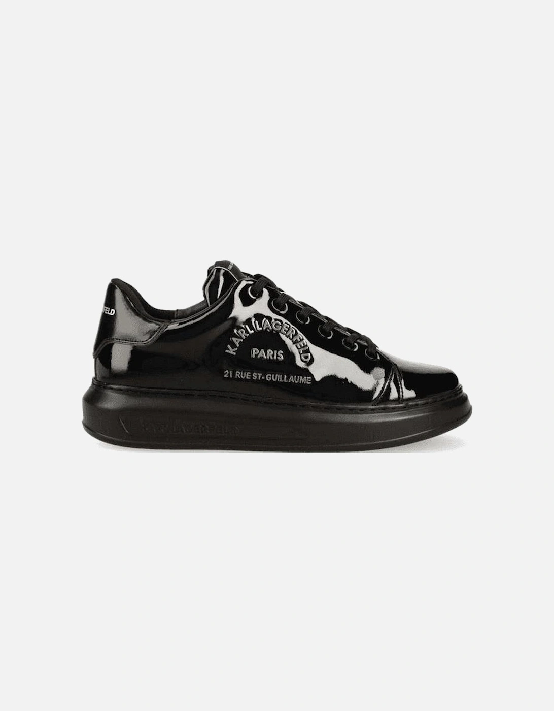 Metal Maison Black Leather Sneaker Trainer, 5 of 4