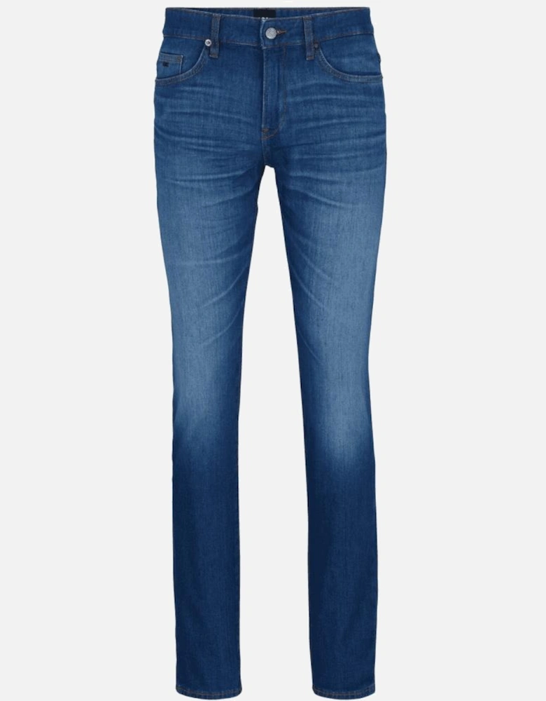 Delaware3-1 Cotton Slim Fit Mid Wash Blue Jeans