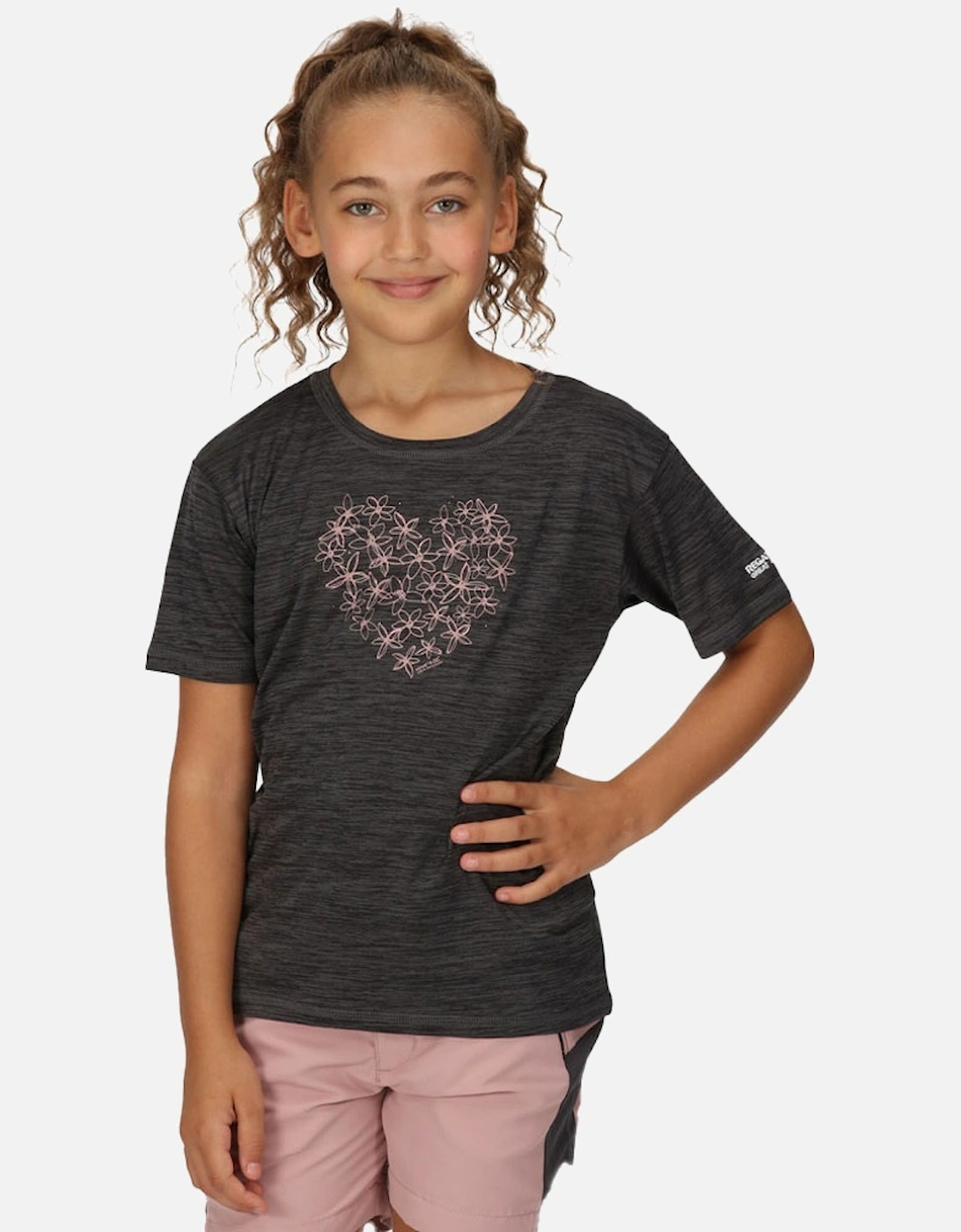 Girls Alvarado VII Quick Dry Graphic T Shirt, 5 of 4