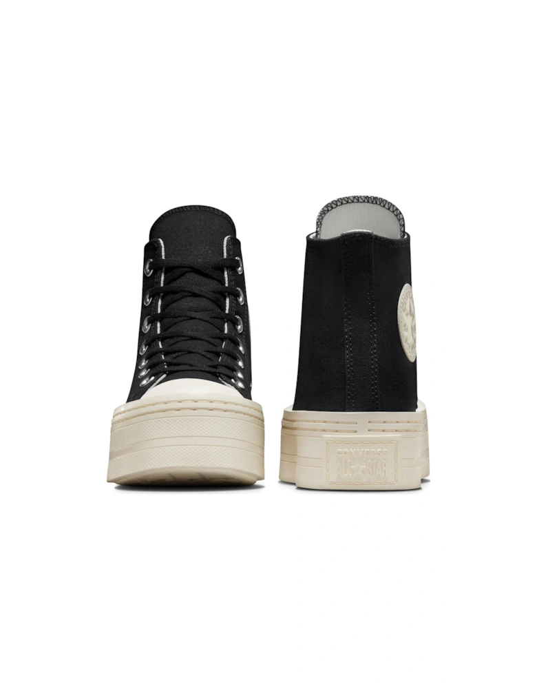 Womens Modern Lift Hi Top Trainers - Black