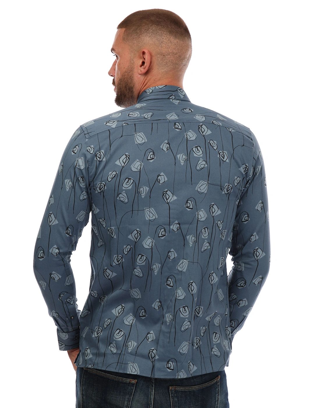 Mens Frith Flower Print Shirt