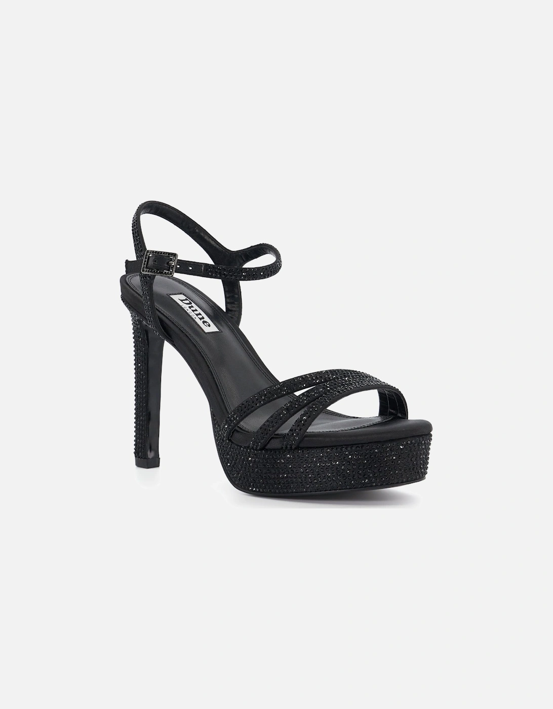 Ladies Mulberrie - Diamante Platform Sandals, 7 of 6