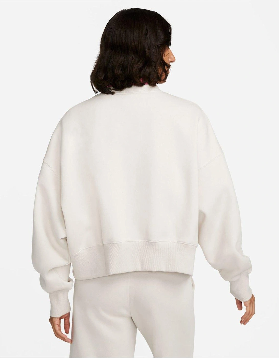 Sportswear Phoenix Fleece Women's Over-Oversized Sweatshirt - Light Beige