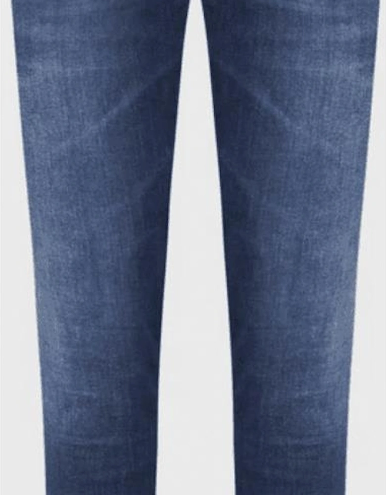 Charleston4 Cotton Extra Slim Fit Mid Wash Blue Jeans