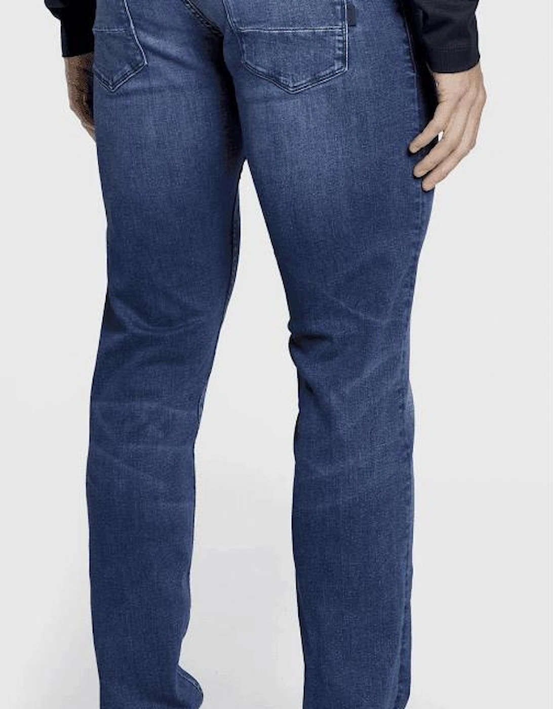 Charleston4 Cotton Extra Slim Fit Mid Wash Blue Jeans