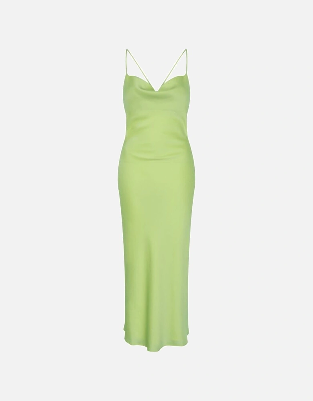 Riviera Midi Dress in Apple Green