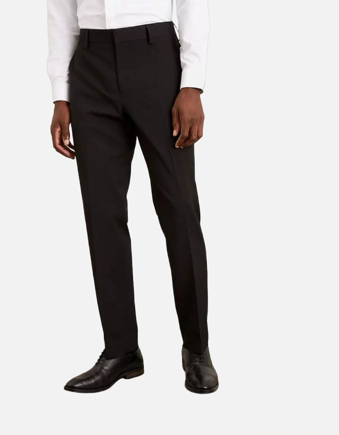Mens Essential Plain Tailored Suit Trousers