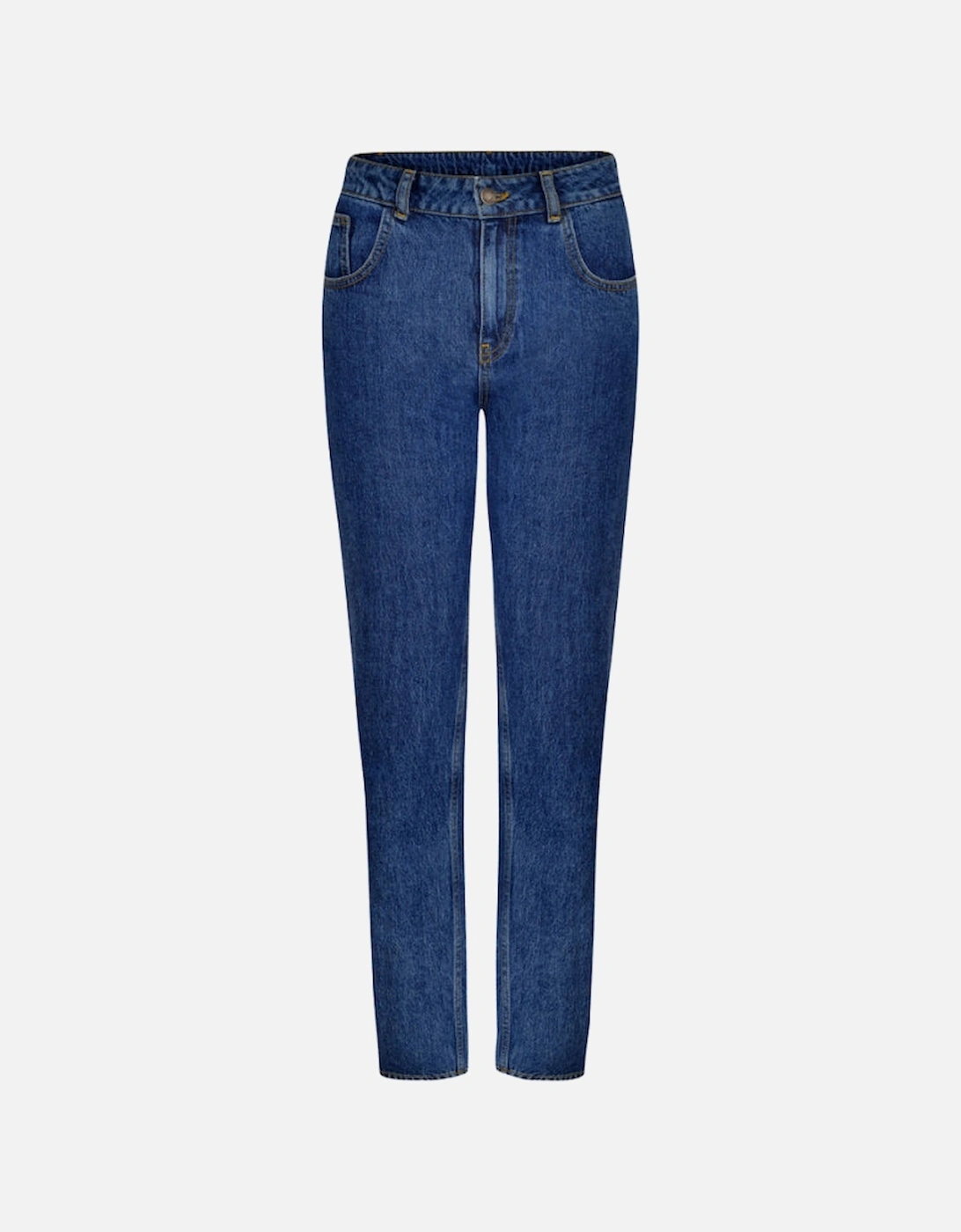 Marta High Rise Straight Jeans in Indigo