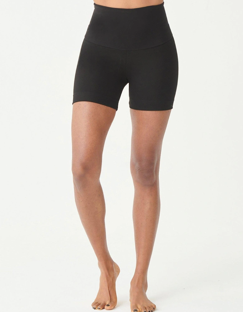 Extra Strong Compression Micron Shorts With Tummy Control - Black