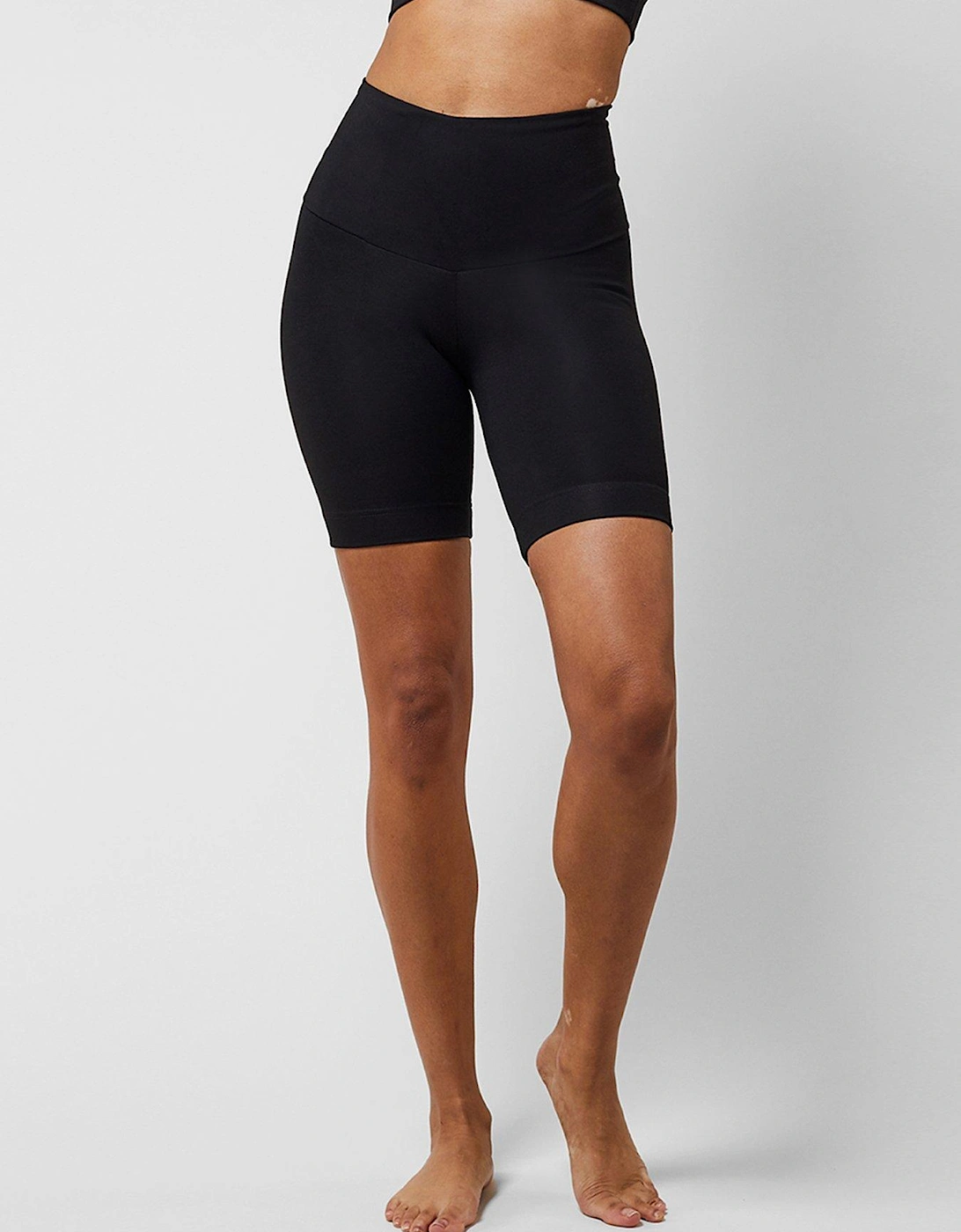 Extra Strong Compression Biker Shorts With Tummy Control - Black, 2 of 1