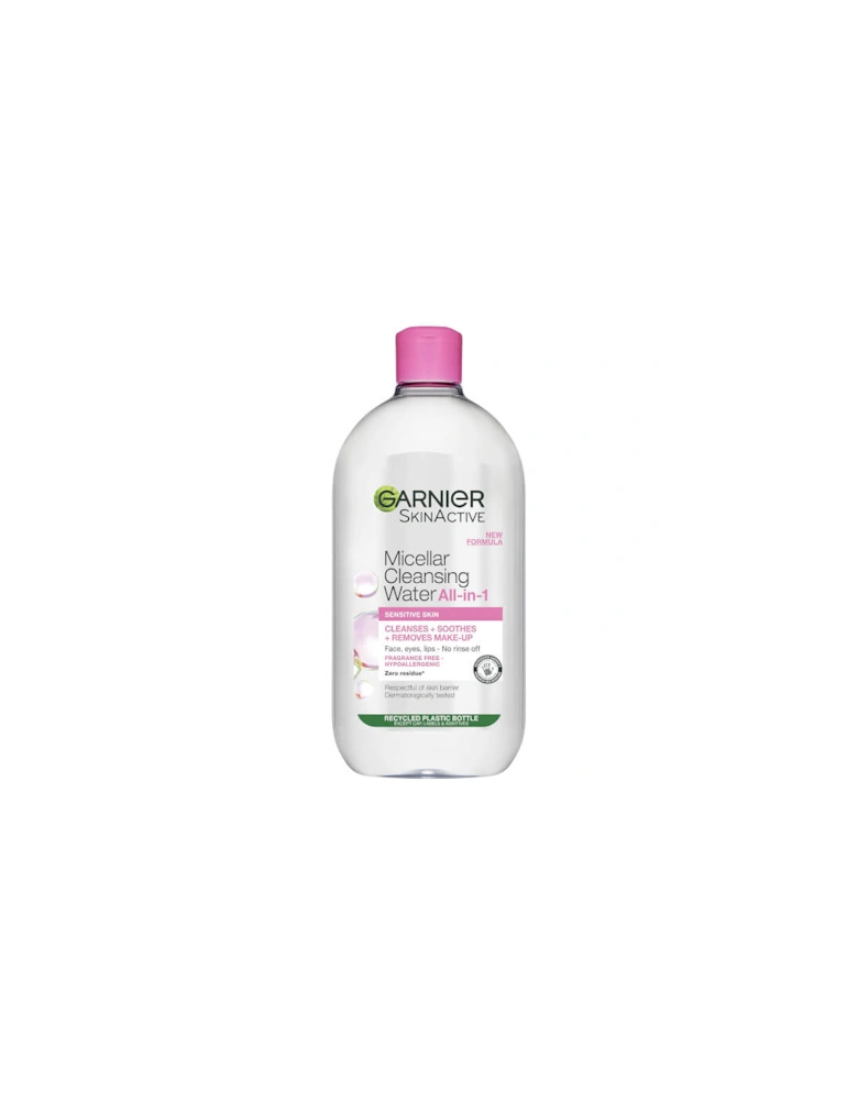 Micellar Water Facial Cleanser and Makeup Remover for Sensitive Skin 700ml