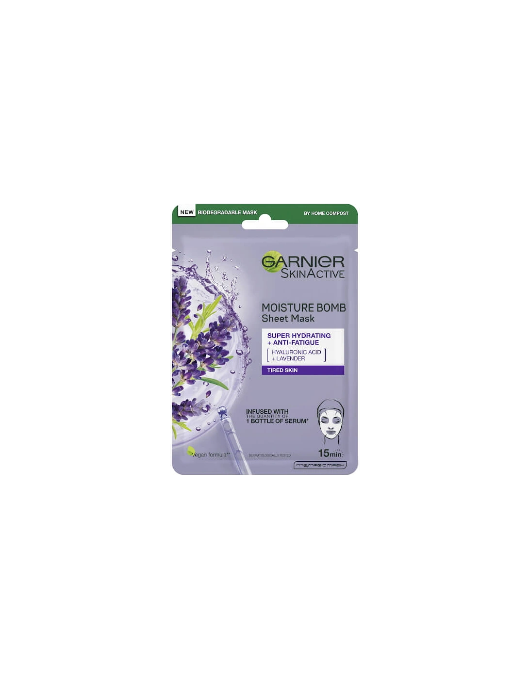 Moisture Bomb Lavender Hydrating Face Sheet Mask for Fatigued Skin 32g, 2 of 1