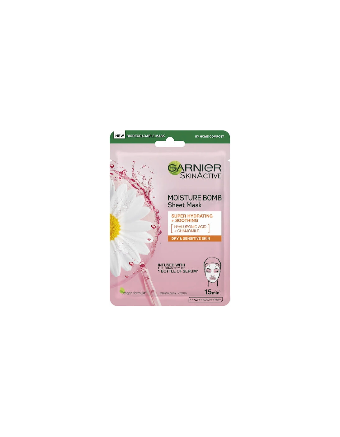 Moisture Bomb Camomile Hydrating Face Sheet Mask for Dry and Sensitive Skin 28g, 2 of 1