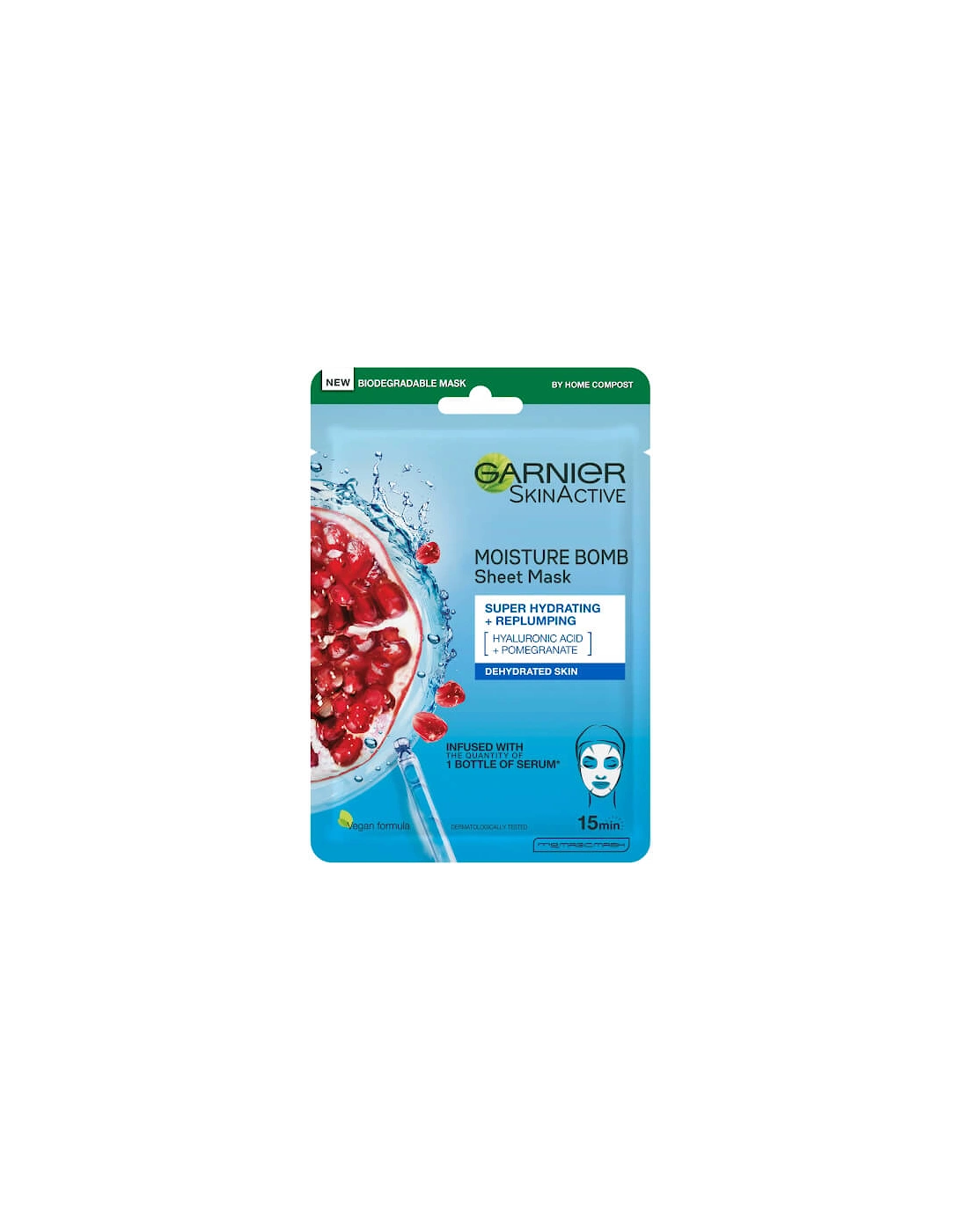 Moisture Bomb Pomegranate Hydrating Face Sheet Mask - Garnier, 2 of 1