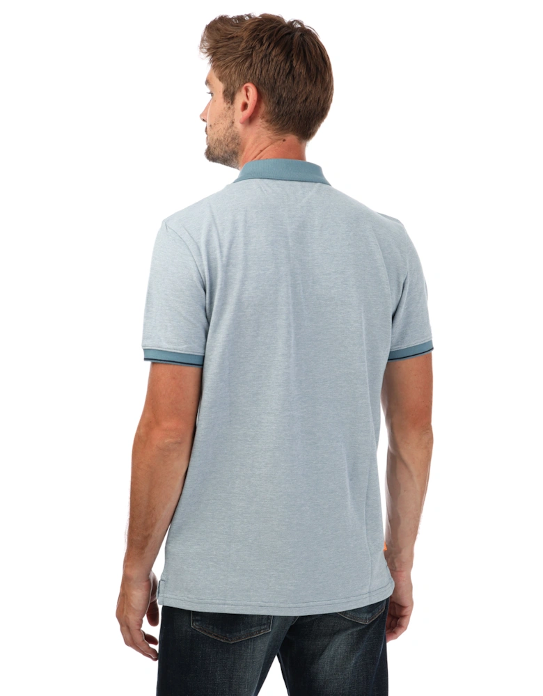 Mens Oxford Short Sleeve Polo Shirt