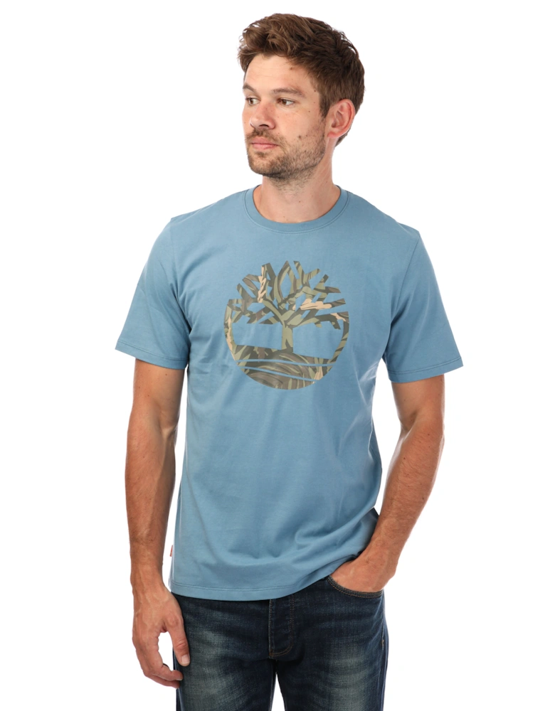 Mens Seasonal Camo Logo T-Shirt