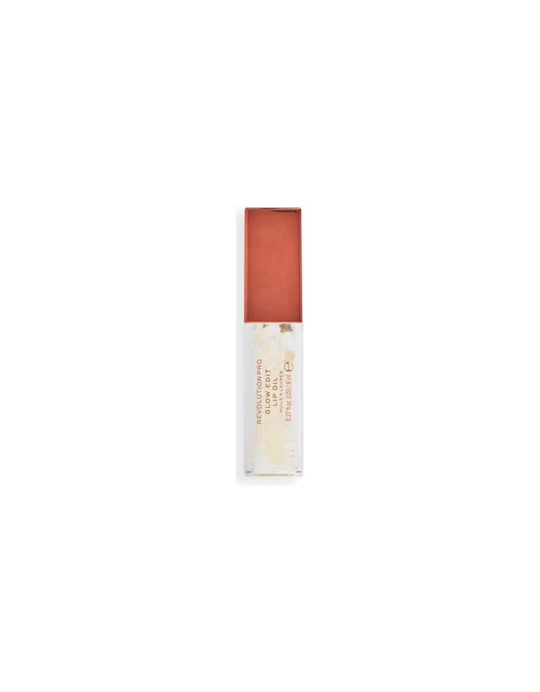Revolution Beauty Glow Edit Shimmer Lip Oil - Touch Clear
