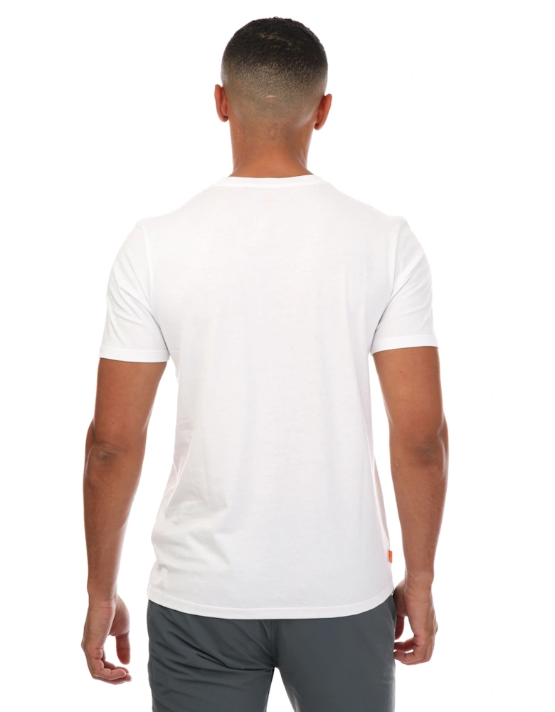 Mens Linear Logo  Camo T-Shirt - Mens Seasonal Camo Logo T-Shirt