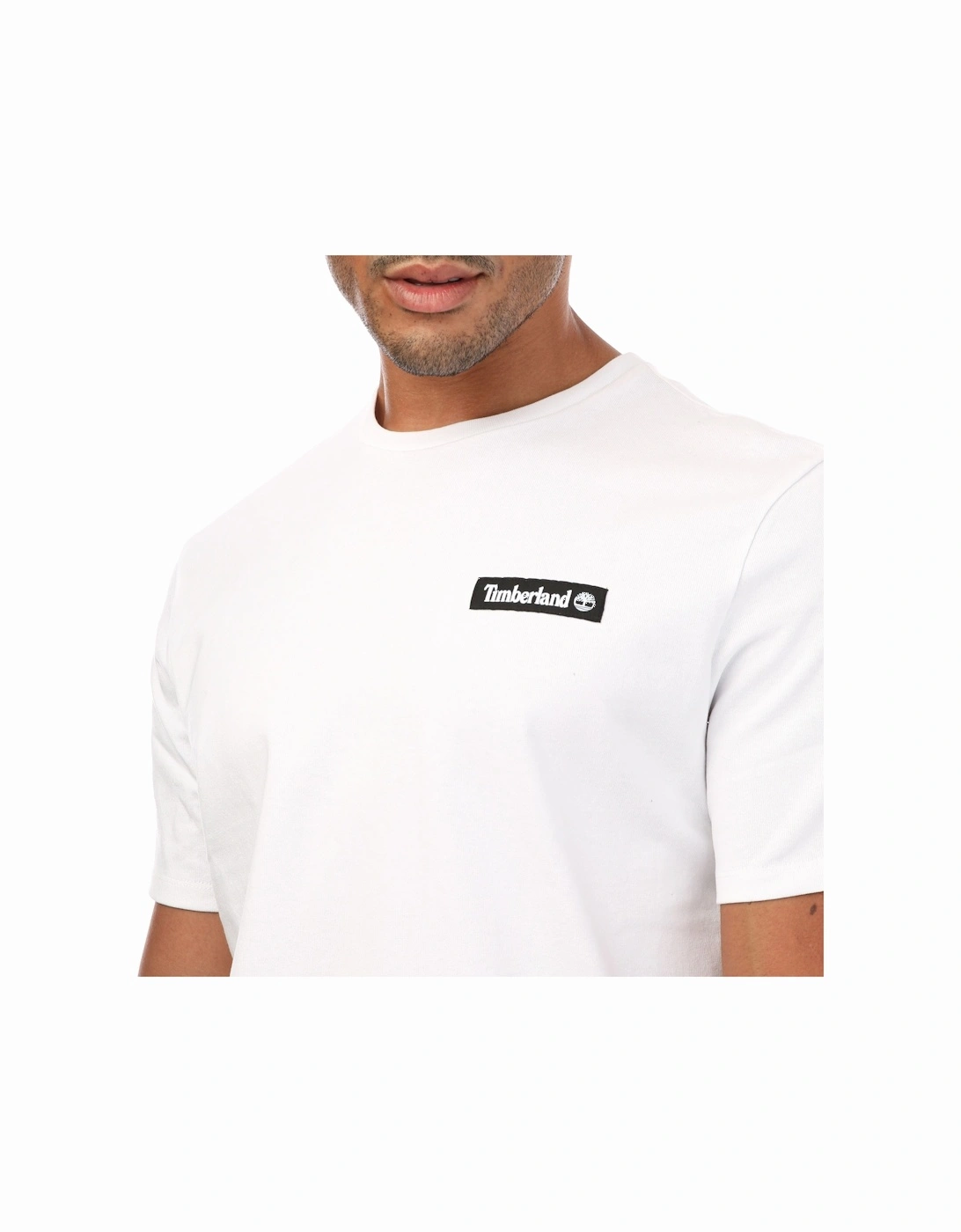 Mens Woven Badge T-Shirt