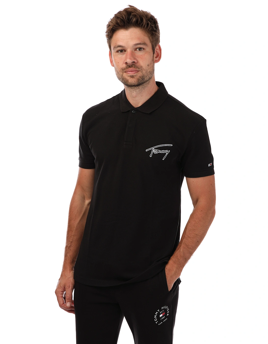 Mens Signature Classic Fit Polo Shirt, 5 of 4